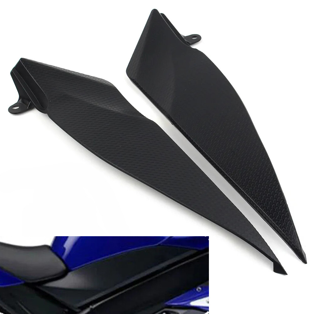 1 คู่รถจักรยานยนต์ถังด้านข้าง Fairing แผงแก๊ส Trim ฝาครอบสําหรับ Yamaha YZF R1 2007 2008 YZF-R1 07 0