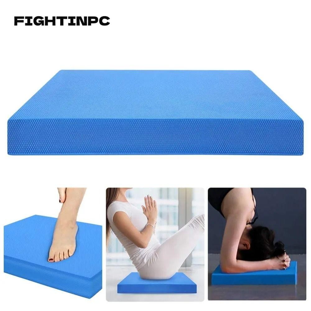 Fightinpc แผ่นบาลานซ์, รองรับเบาะโยคะทรงตัว TPE ระดับสูง, เสื่อฝึกทรงตัวแบบพกพาลื่นแผ่นออกกําลังกายโฟมอเนกประสงค์ข้อเท้าเข่าฟื้นฟู