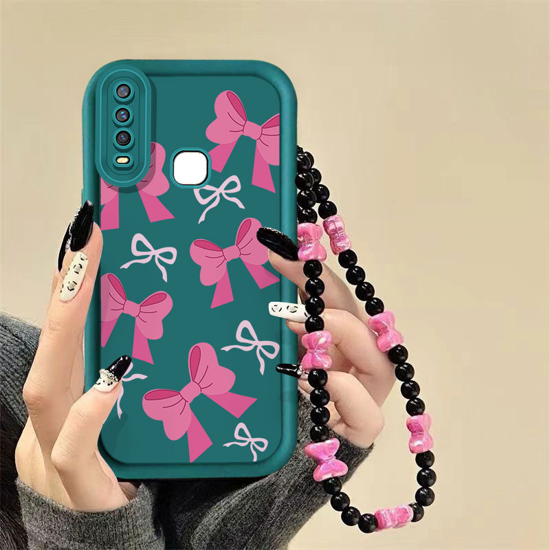 SAMSUNG โรแมนติกroseสีแดงผีเสื้อสร้อยข้อมือสําหรับsamsung Galaxy A12 A13 A14 A15 A20 A30 A21S A22 5G