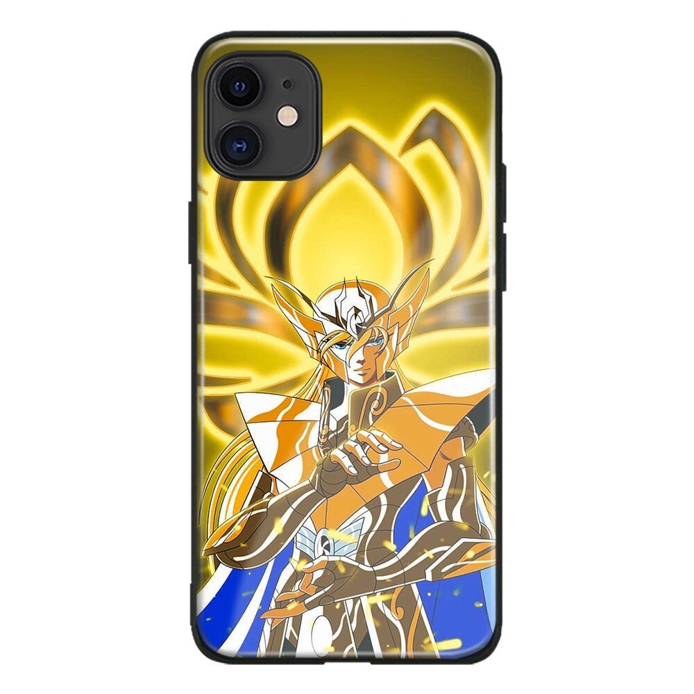 Virgo Shaka Saint Seiya โลโก้อะนิเมะเหมาะสําหรับ IPhone Case Cover 16 15 Pro Max Plus Mini