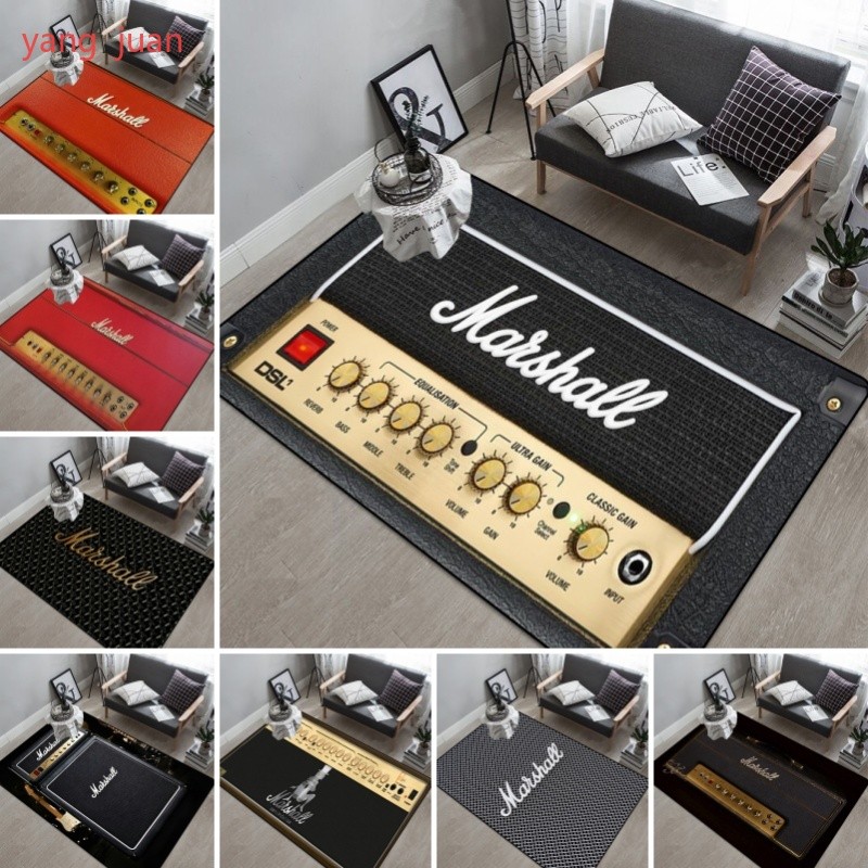 Marshall พรมตกแต่งที่นั่ง Shock ดูดซับชั้นเบาะกลองกีตาร์เสียงห้องนั่งเล่นพรม d56