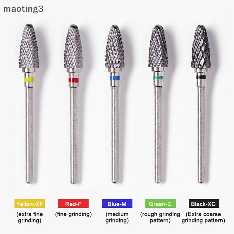 [ขายส่ง] ทังสเตนคาร์ไบด์ตะไบหนังกําพร้าเจาะบิตชุดเล็บไฟฟ้าสําหรับถอดเจลอะคริลิค [ภูเขา]
