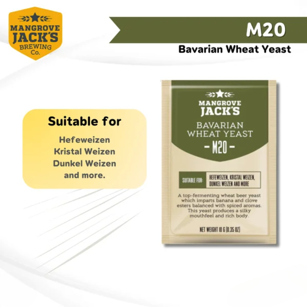 Mangrove Jack's M20 Bavarian Wheat Yeast (ยีสต์) 10g