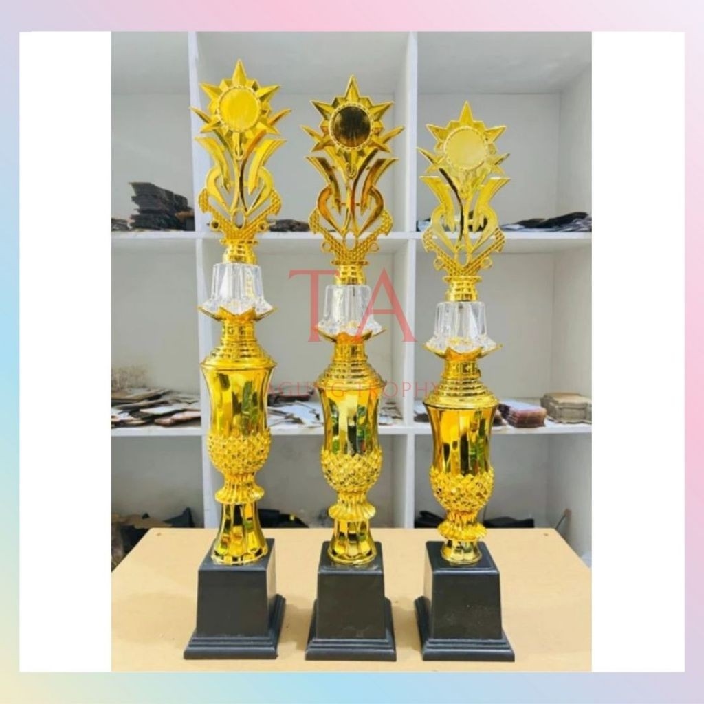 CHAMPION CUP 1-3 CUP PINEAPPLE GLASS STARFRUIT ความสูง 61-66 ซม.