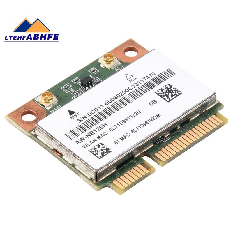 ใหม่สําหรับ AzureWave AW-NB097H AW-NB100H AW-NB126H AR3012 AR5B225 Half Mini PCI-E Wifi BT4.0 Wlan ก