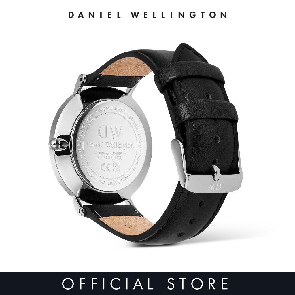 Daniel Wellington Classic Day Display 40mm Sheffield Silver นาฬิกาผู้ชาย สีเงิน