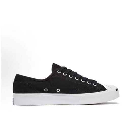 ( พร้อมส่งในไทย)Converse Jack Purcell รอยยิ้ม กันลื่นและมีน้ำหนักเบา ทรงเตี้ย รองเท้าผ้าใบ ยูนิเซ็กส์ สีดำ