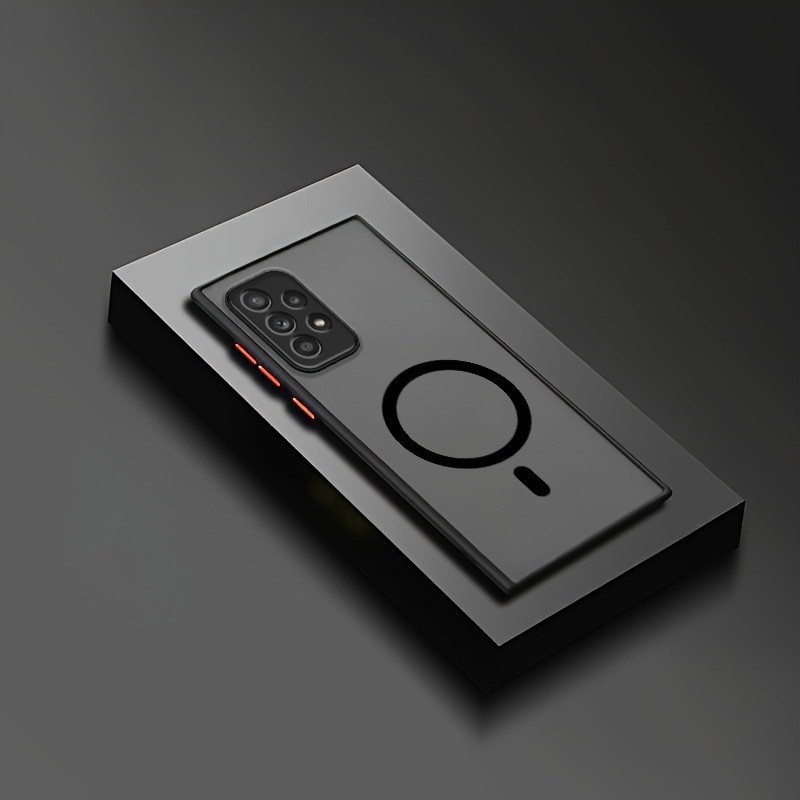 SAMSUNG Capa Matteแม่เหล็กเคสโทรศัพท์สําหรับSamsung Galaxy A56 A36 A55 A35 A16 A15 A25 A24 A52 A52S A72 A32 A12 A42 455 คลุมทั้งหมดเคสแข็งกันกระแทกและกันกระแทก