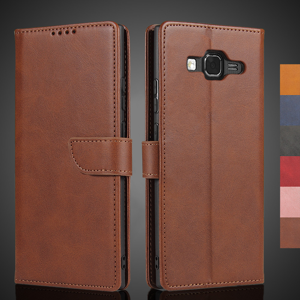 สําหรับ Samsung Galaxy J2 Ace SM-G532G G532M G532F G532MT กระเป๋าสตางค์หนังแท้ Top Skin-sensation Vi