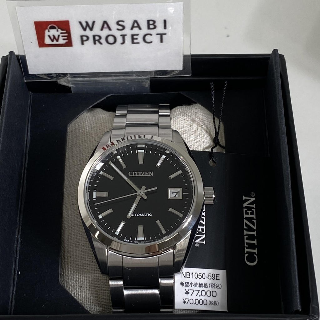 [Authentic★Direct from Japan] CITIZEN NB1050-59E Unused Automatic Sapphire glass Black SS Men Wrist watch นาฬิกาข้อมือ