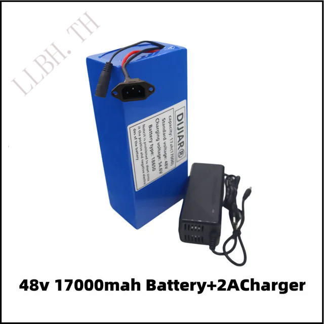 DIJIAR 48V 17Ah 18650 3400mah 13S5P Lithium Ion Battery Scooter Battery 48v 17ah Electric Bicycle Ba