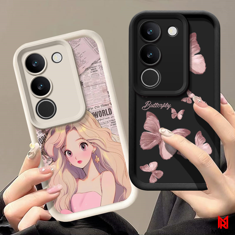 เคส VIVO V29 V29E กรณีโทรศัพท์มือถือซิลิโคนนุ่มแฟชั่น LSTY