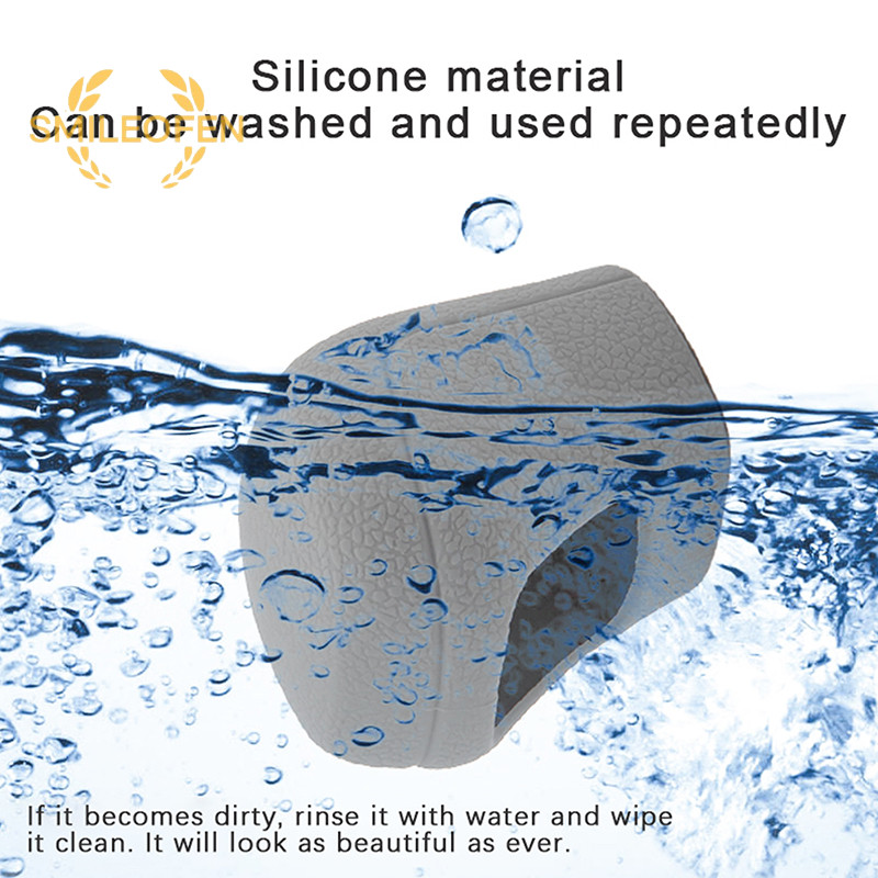 [Smileofen] ปลอกซิลิโคนหุ้มหัวเกียร์รถยนต์ อัตโนมัติ กันลื่น