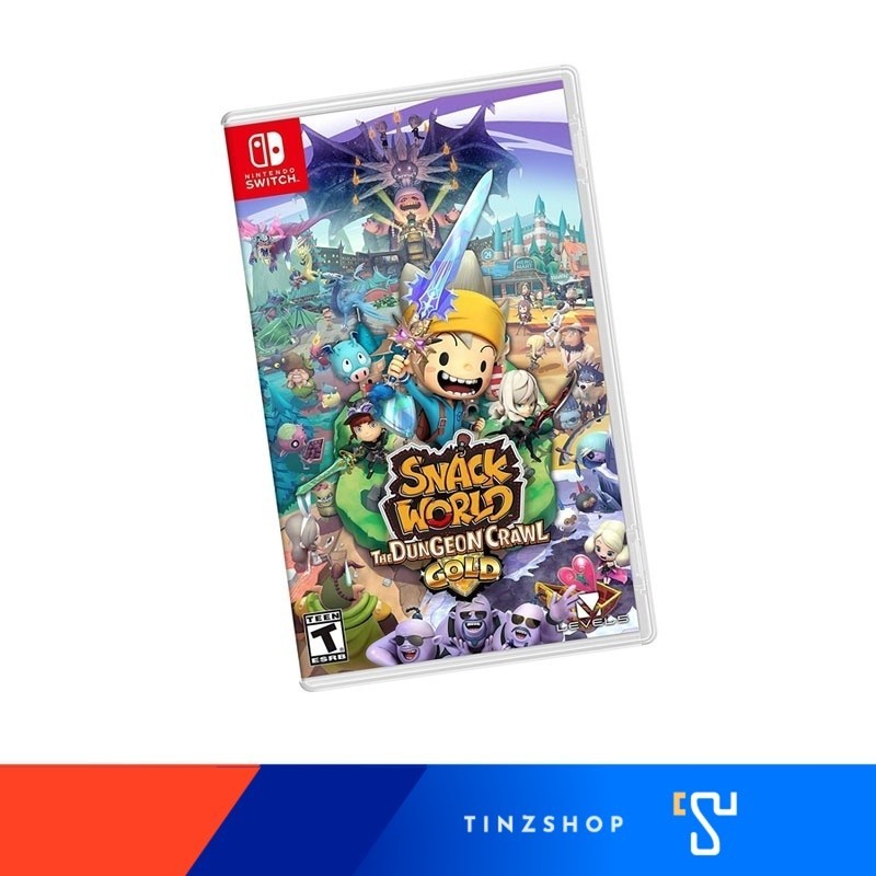 Nintendo Switch Game SNACK WORLD THE DUNGEON CRAWL GOLD Zone US/English