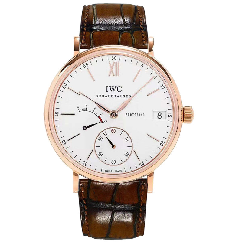 Iwc IWC IWC Baitao Fino Series 18K Rose Gold Manual Mechanical Men 's Watch IW510107