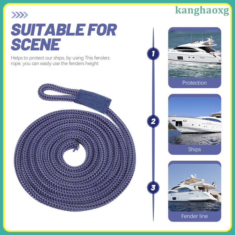 Dock Line Rope Marine Supplies Buoys สําหรับเรือ Fending Board อาศัยความปลอดภัย kanghaoxg