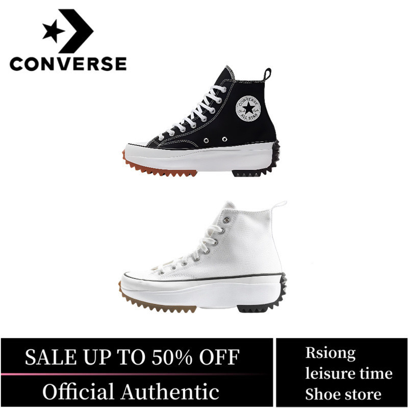 ส่งฟรี Converse run Star hike Hi รองเท้ากีฬา รองเท้าผ้าใบ Converse (จัดส่งฟรี)