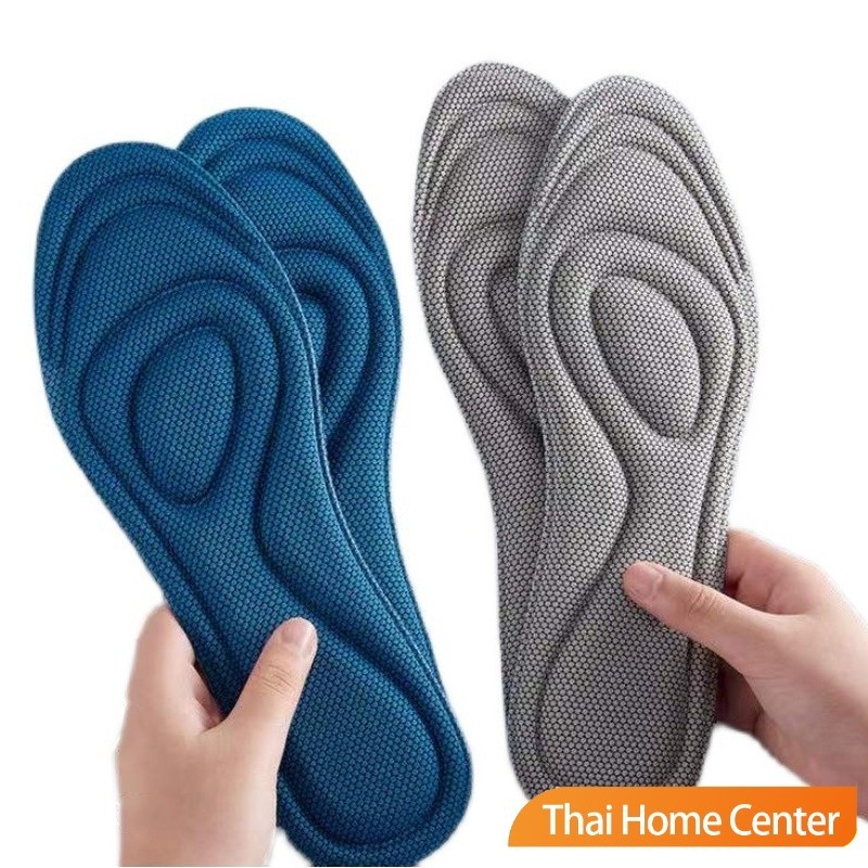 แผ่นรองเท้าเพื่อสุขภาพ ใส่สบาย ป้องกันการปวดเท้า ขนาด 35-46 insoles