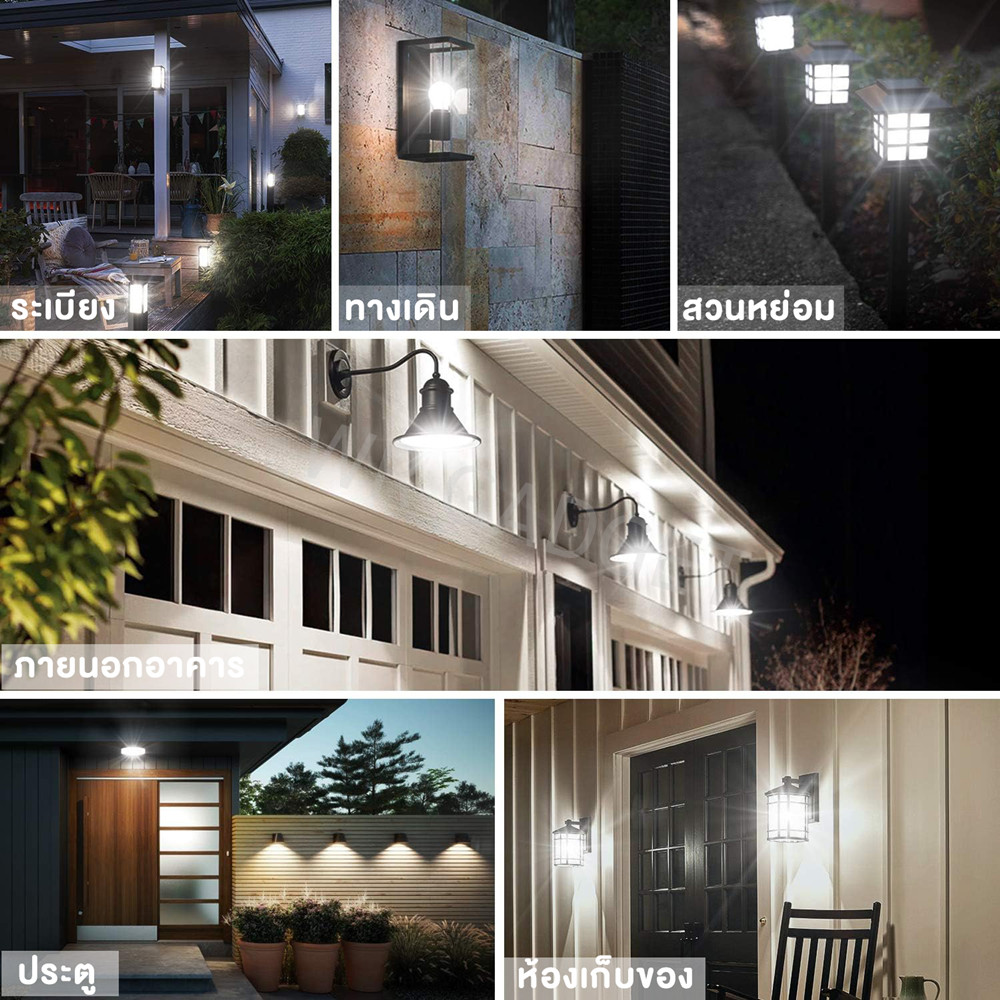 หลอดไฟ LED Light Sensor 12W ขั้ว E27 เปิดปิดอัตโนมัติ รูปที่ 7