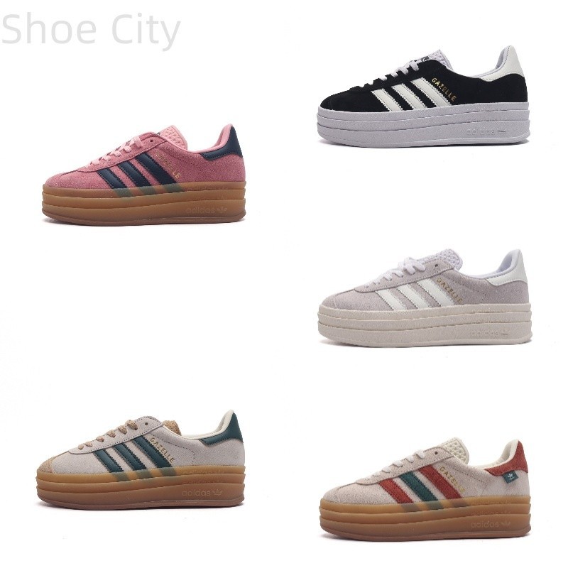 【ของแท้ 100%】Adidas GAZELLE BOLD