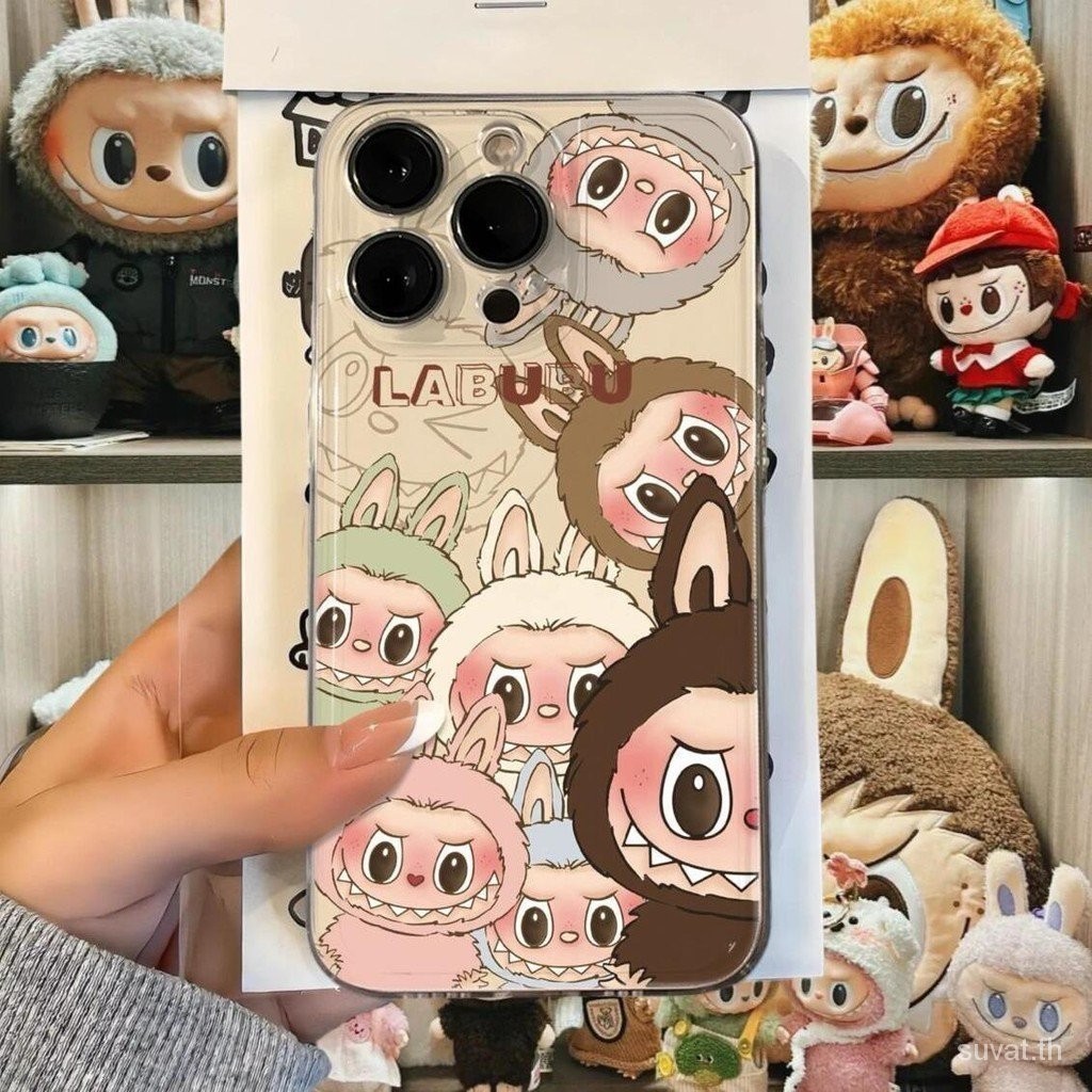 Labubu มีทุกรุ่น เคส Realme Note 50 C55 C51 C53 C33 C30S C35 C17 C12 C15 C25 C21 C21Y C11 2021 5s 5i Narzo50i Prime 029