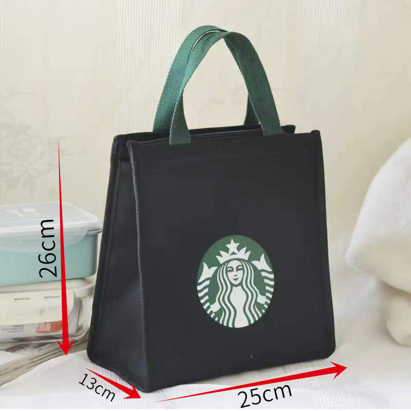 Japanese thermal insulation bento bag, fashionable tote bag