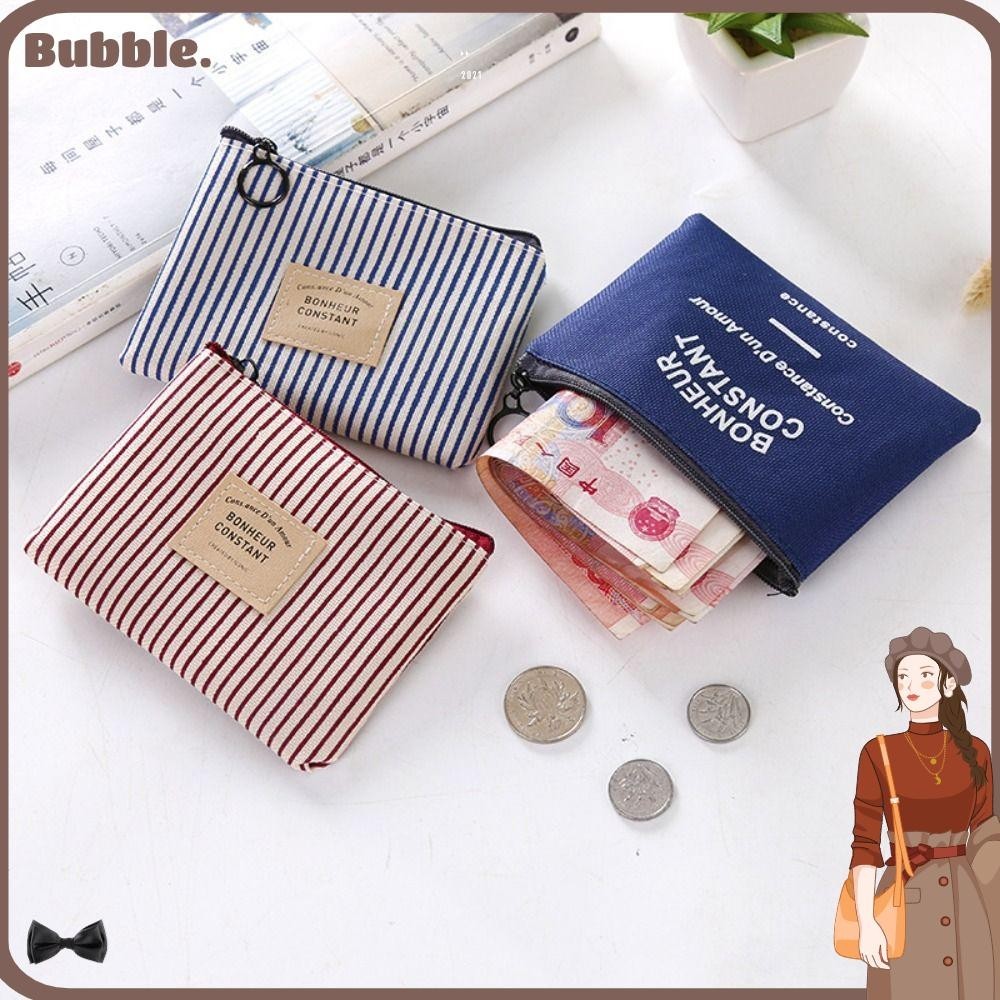 Bubble Coin Bag, Mini Canvas Sanitary Napkin Storage Bag, Durable Cosmetic Bag Women Girls