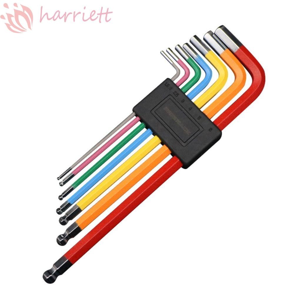 HARRIETT ชุดกุญแจอัลเลน Wera Joker ToolSet 7 PCS ประแจชุด L ประแจแขนยาวประแจหกเหลี่ยม Spanner เครื่อ