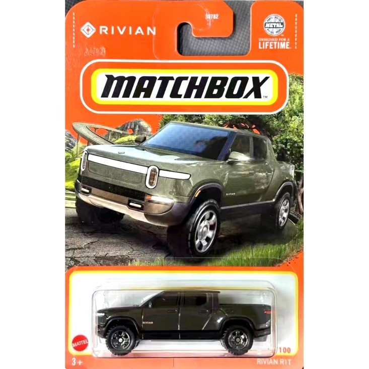 Matchbox Matchbox RIVIAN Electric Super Pickup สีเทาเข ้ ม/RIVIAN RIT 17 24D