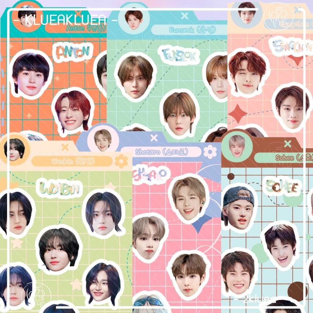 สติ๊กเกอร์ ไดคัท (Sticker Dicut) RIIZE ไรซ์ ขนาด 13.5*7.5 cm.