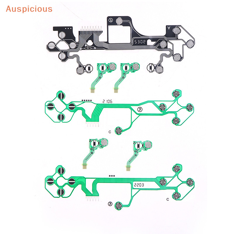 [มงคล] 1 ชุดสําหรับ PS5 V1 V2 V3 Controller ฟิล์มนําไฟฟ้า Flex Cable สายริบบิ้นเปลี่ยนสําหรับ PS5 Controller ฟิล์มปุ่มกด Flex Cable