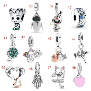 สร้อยข้อมือเงินSterling Silver ใหม่ ออกแบบเป็นเต่าทะเลและเปลือกหอย สวยงามและโดดเด่น