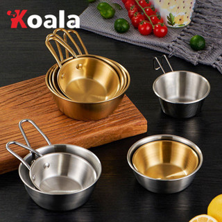 KOALA ชามเกาหลีมีหูจับ ถ้วยมักกอลลี ชามเกาหลีสแตนเลส ชามเกาห…