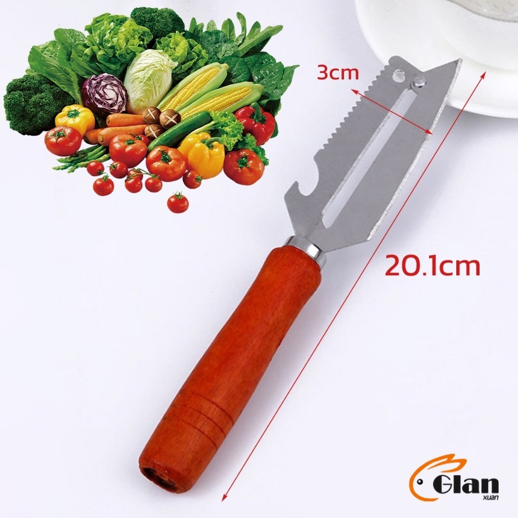 Glanxuan มีดปอกเปลือกผัก ผลไม้ เครื่องครัวและสามารถ หั่นผลไม้ ผัก มันฝรั่ง Peeler
