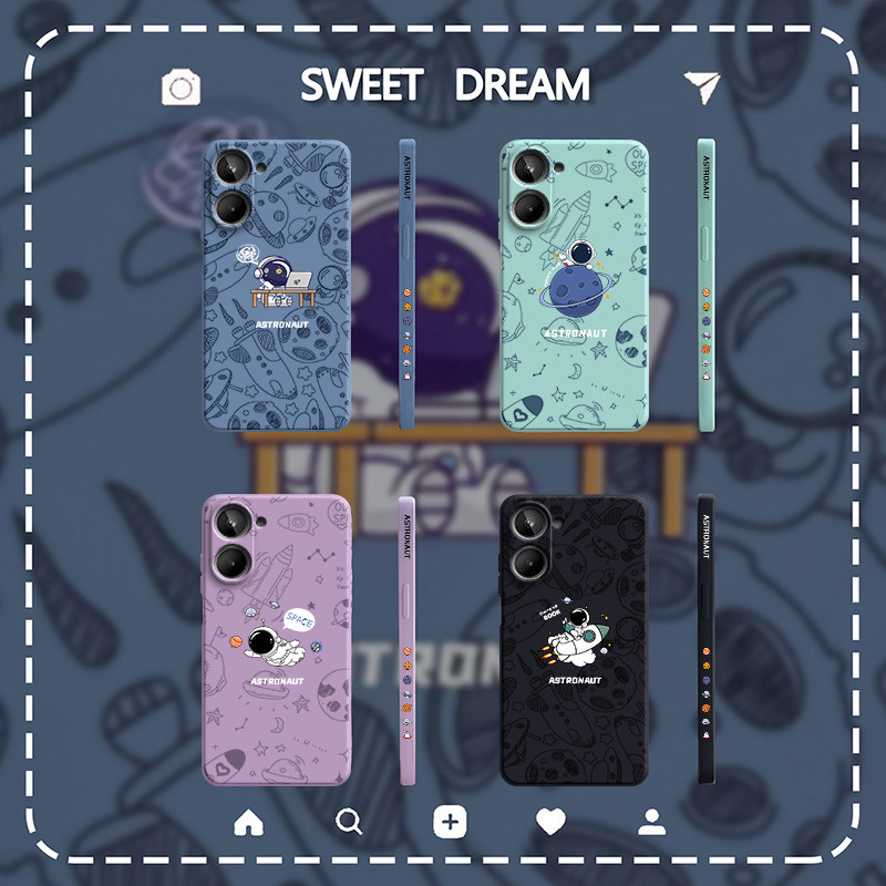 เคส vivo Y18 Y03 Y100 5G Y27 4G Y27 5G Y36 5G Y36 4G Y17S ยานอวกาศกรณีนุ ่ มพื ้ นที ่ 3A1STK