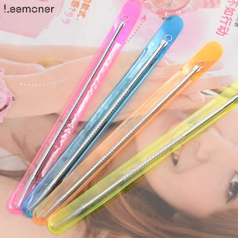 Lemon ไม้กดสิว ที่กดสิว เหล็กกดสิว เจาะหัวสิว โลหะอย่างดี 8cm-LN