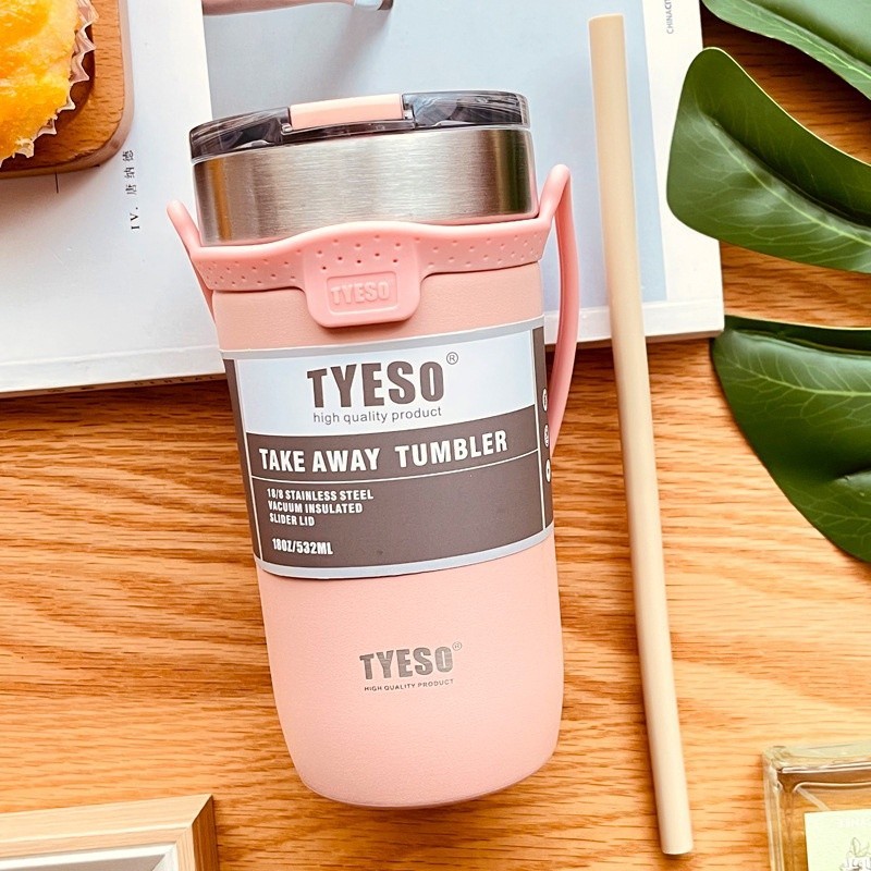 Tyeso ขวดน้ําฉนวนกันความร้อนแบบไม่มีไอน้ํา 18oz/550ml 24oz/710ml - รูปที่ 3