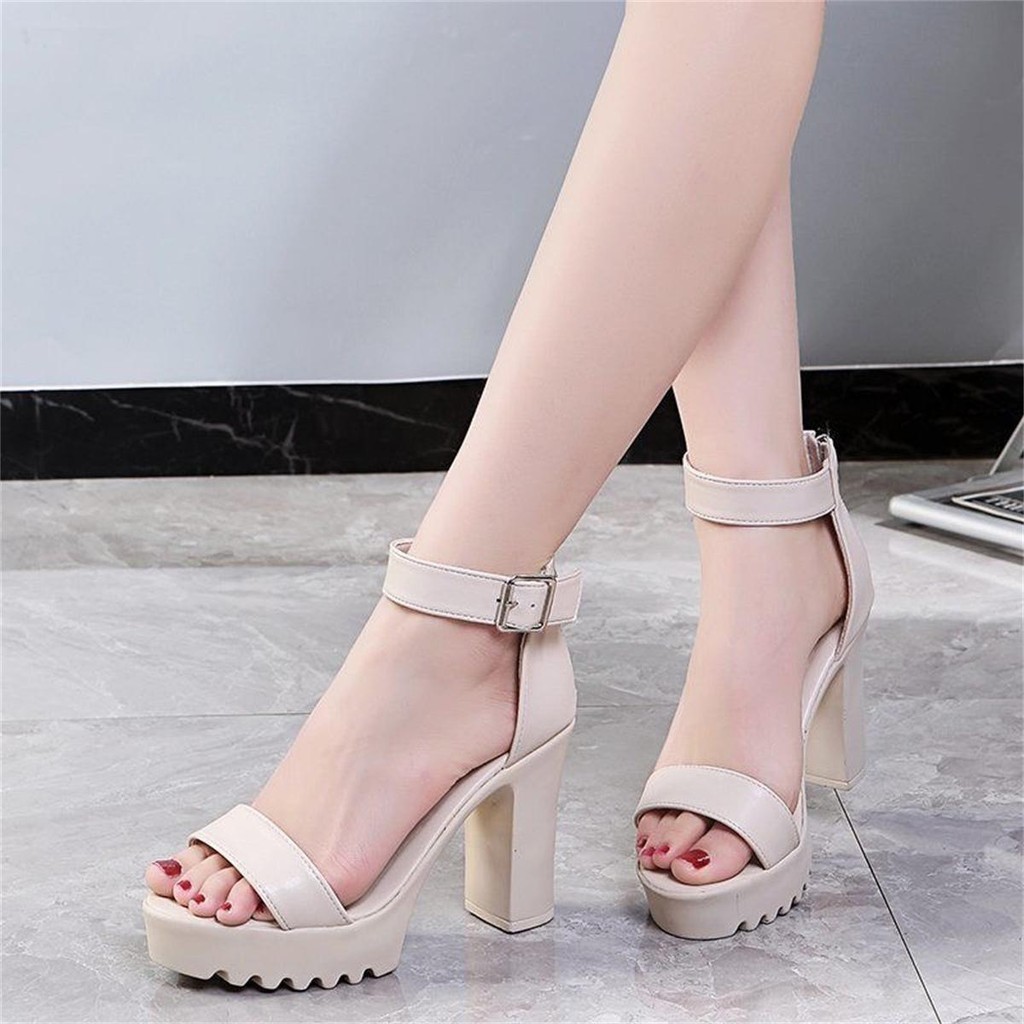 ✨มาใหม่ล่าสุด✨สไตล์ยุโรป อเมริกัน รองเท้าส้นสูงผู้หญิง แฟชั่นฤดูร้อน ส้นสูง3.16นิ้ว ไซส์ 36-41 จัดส่งภายใน 24 ชั่วโมง