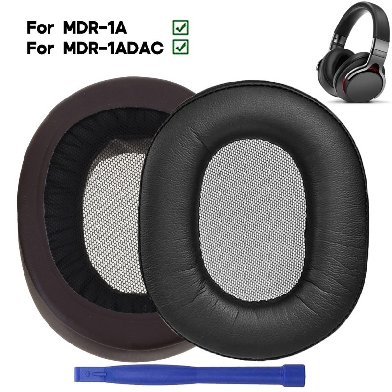 R * Soft Protein Earpads สําหรับ MDR-1A หูฟังแผ่นรองหูฟังฟองน้ําหน่วยความจําแผ่นรองหูฟัง