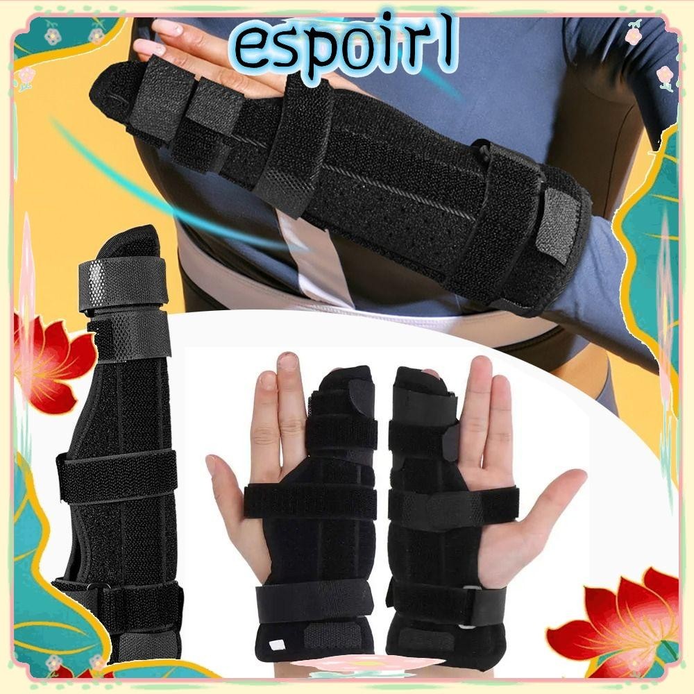 Espo Finger Brace, Immediate Relie Protector Metacarpal Splint Brace, Fracture Splint Support Fixed Adjustable Splint Left/Right Hand