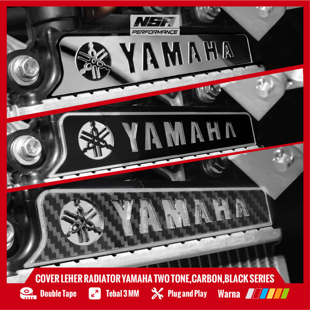 NSA YAMAHA RADIATOR NECK COVER (NMAX AEROX LEXI) Yamaha หม้อน้ําคอ Garnish NSA PERFORMANCE อุปกรณ์เส