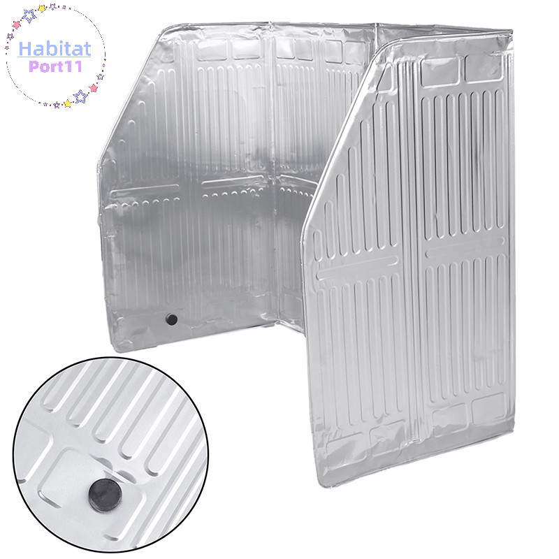 Habitatport ห้องครัวน้ํามัน Splash Guard เตาแก๊สหม้อหุงข้าวกําจัดน้ํามัน Scald Proof Board ป้องกัน th