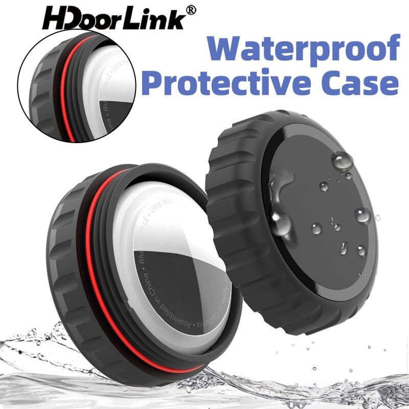 Hdoorlink สําหรับ Air--tag Pc กันน้ําป้องกันกรณีกันกระแทกสําหรับ IOS Air-tag กรณี GPS Tracker สําหรับกระเป๋ากุญแจจักรยานสัตว์เลี้ยง