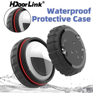 Hdoorlink สําหรับ Air--tag Pc กันน้ําป้องกันกรณีกันกระแทกสําหรับ IOS Air-tag กรณี GPS Tracker สําหรับกระเป๋ากุญแจจักรยานสัตว์เลี้ยง