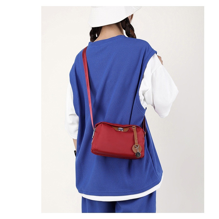 กระเป๋าสะพายไหล่ ผ้าไนล่อน ระบายอากาศ เหมาะกับการเดินทาง สําหรับผู้หญิง BB00486 - รูปที่ 5