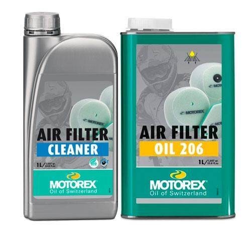 ชุดน้ำยาล้าง+เคลือบกรองMOTOREX-AirFilterCleaner,AirFilterOil206
