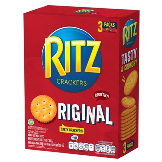 (พร้อมส่งขนมอร่อย ราคาถูก) RITZ  ริทซ์ แครกเกอร์ กล่อง 300 ก…