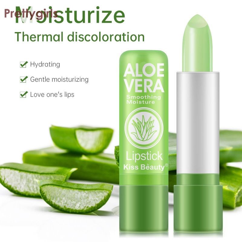 【PY】ลิปบาล์มว่านหางจระเข้ ให้ความชุ่มชื้น ติดทนนาน ลิปบำรุงริมฝีปาก-PY