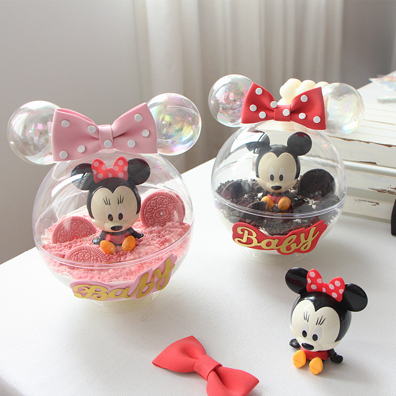 ปลั ๊ กอินตกแต ่ งเค ้ ก Disney Mickey Minnie เครื ่ องประดับ