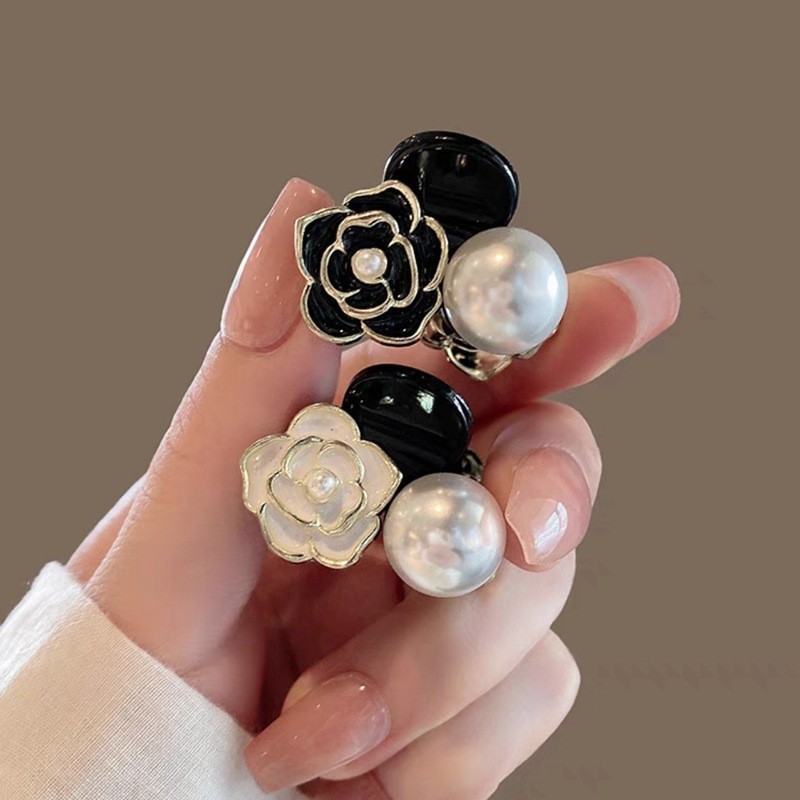 ฤดูร ้ อนสไตล ์ ใหม ่ Retro Camellia Mini ขนาดเล ็ กคว ้ าคลิปสาวหวานน ่ ารักAll-Matchอุปกรณ ์ เสริมผม